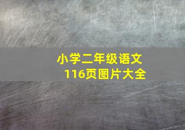 小学二年级语文116页图片大全