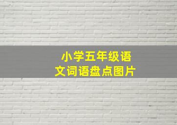 小学五年级语文词语盘点图片