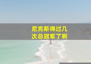 尼克斯得过几次总冠军了啊