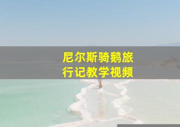 尼尔斯骑鹅旅行记教学视频