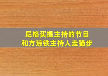 尼格买提主持的节目和方琼铁主持人走猫步