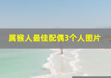 属猴人最佳配偶3个人图片