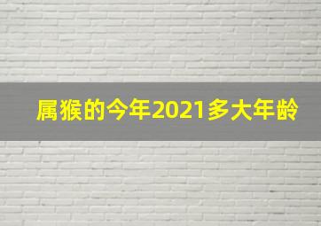 属猴的今年2021多大年龄