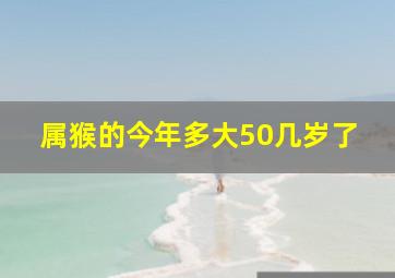 属猴的今年多大50几岁了