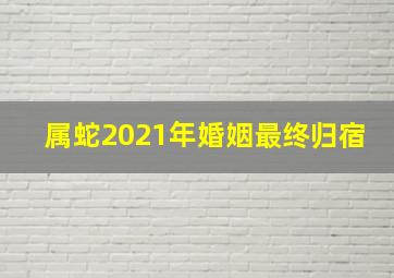 属蛇2021年婚姻最终归宿