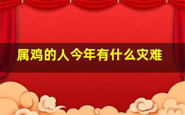 属鸡的人今年有什么灾难