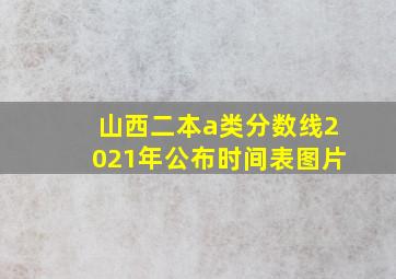 山西二本a类分数线2021年公布时间表图片