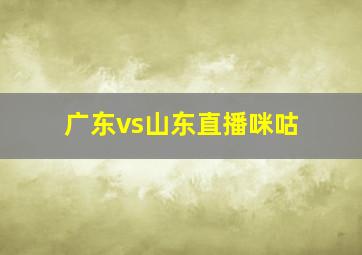 广东vs山东直播咪咕