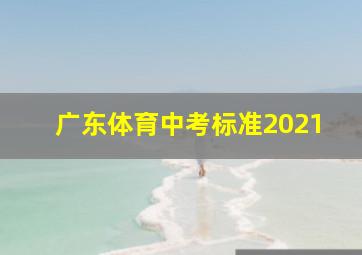 广东体育中考标准2021