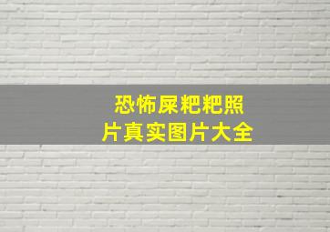 恐怖屎粑粑照片真实图片大全