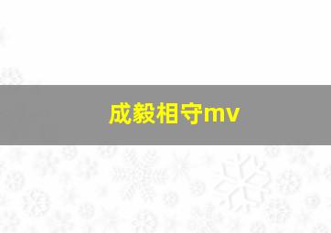 成毅相守mv