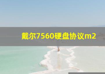 戴尔7560硬盘协议m2