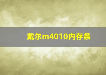 戴尔m4010内存条