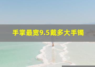 手掌最宽9.5戴多大手镯