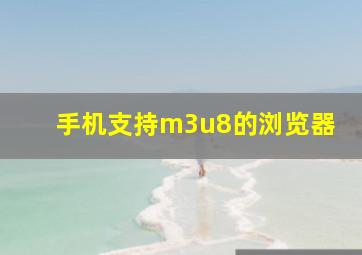 手机支持m3u8的浏览器