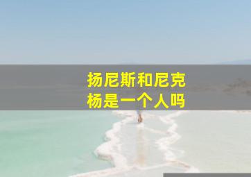 扬尼斯和尼克杨是一个人吗