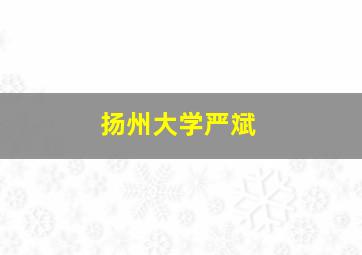 扬州大学严斌