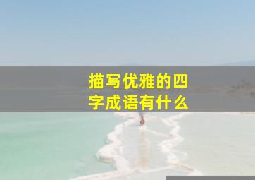 描写优雅的四字成语有什么