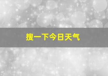 搜一下今日天气