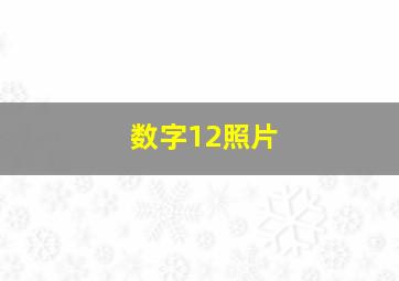 数字12照片