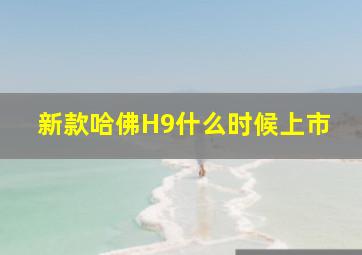 新款哈佛H9什么时候上市