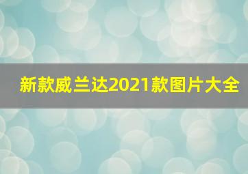 新款威兰达2021款图片大全