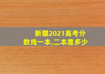 新疆2021高考分数线一本,二本是多少