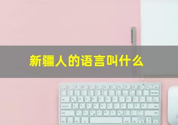 新疆人的语言叫什么