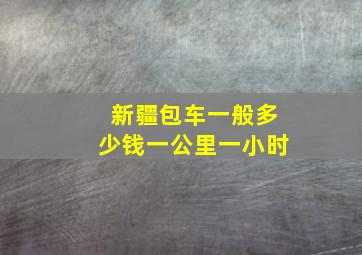 新疆包车一般多少钱一公里一小时