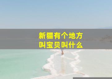 新疆有个地方叫宝贝叫什么