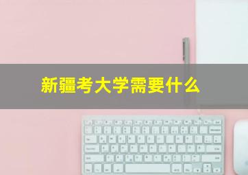 新疆考大学需要什么