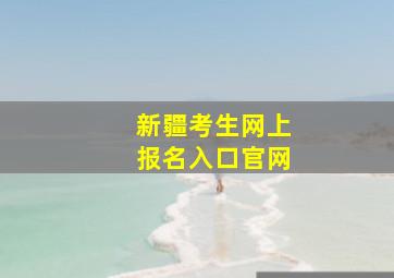 新疆考生网上报名入口官网