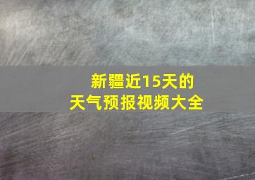 新疆近15天的天气预报视频大全