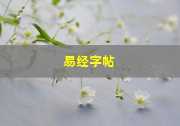 易经字帖