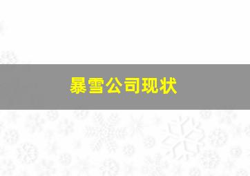 暴雪公司现状