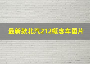 最新款北汽212概念车图片