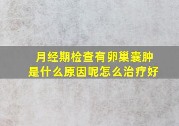 月经期检查有卵巢囊肿是什么原因呢怎么治疗好