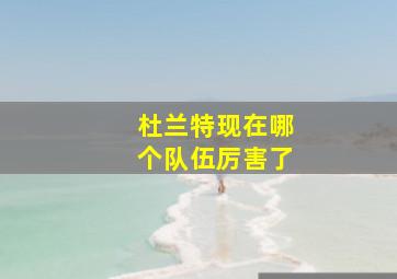 杜兰特现在哪个队伍厉害了