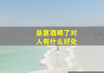 桑葚酒喝了对人有什么好处