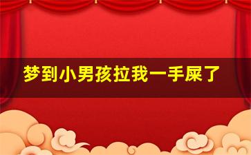 梦到小男孩拉我一手屎了