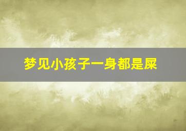 梦见小孩子一身都是屎