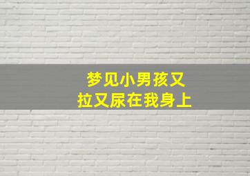 梦见小男孩又拉又尿在我身上