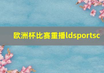 欧洲杯比赛重播ldsportsc