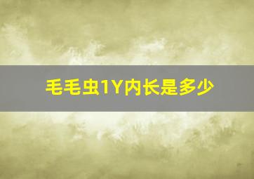 毛毛虫1Y内长是多少