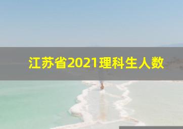 江苏省2021理科生人数