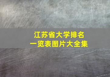 江苏省大学排名一览表图片大全集