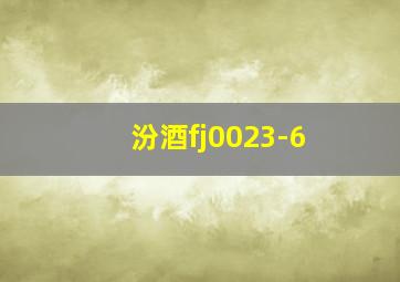 汾酒fj0023-6