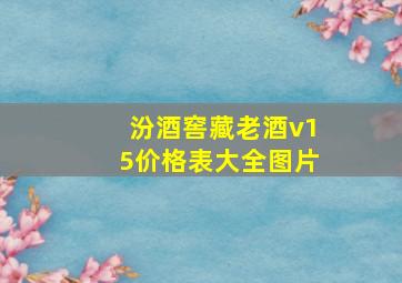 汾酒窖藏老酒v15价格表大全图片