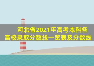 河北省2021年高考本科各高校录取分数线一览表及分数线