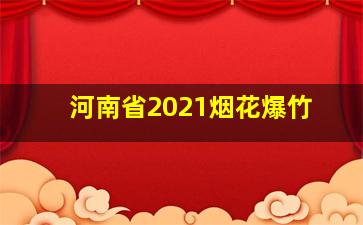 河南省2021烟花爆竹